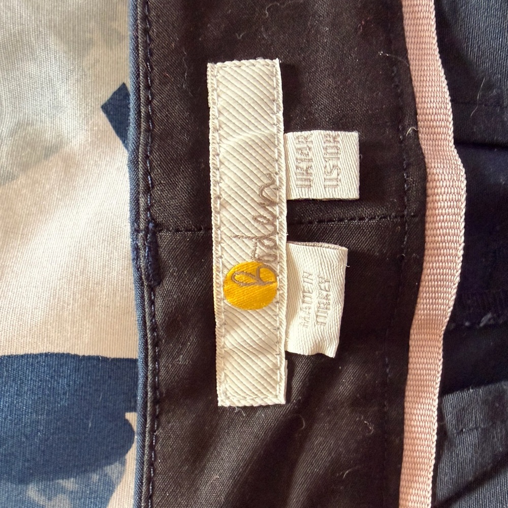Boden Navy Cotton Trousers - Picture 3 of 11